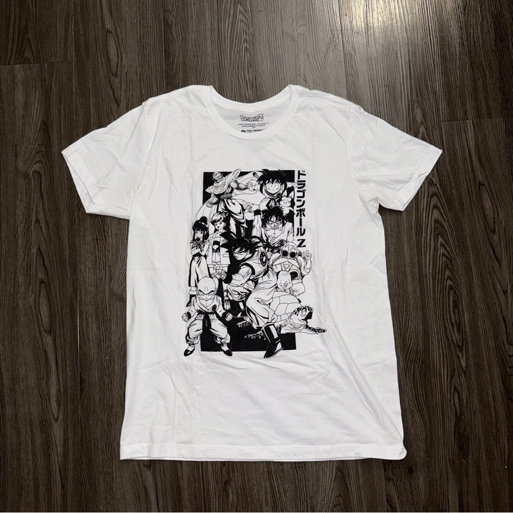 Bundle Lot of 2 Anime Dragon Ball Z Graphic Shirts Size Large - Picture 2 of 12